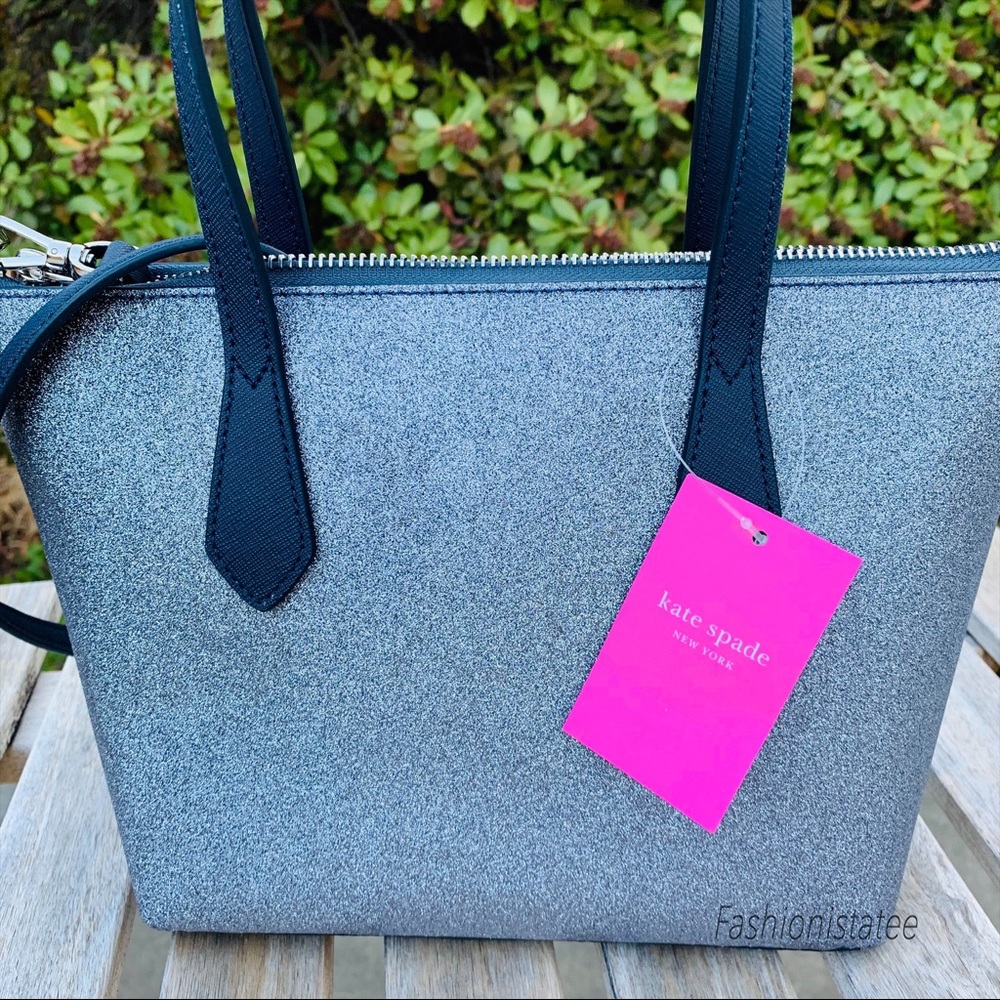 Kate spade Small Joeley Satchel glitter BRAND NEW - Picture 6 of 8